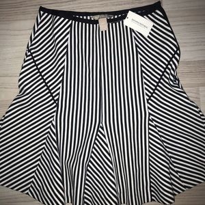 Banana republic striped skirt pencil and flared
